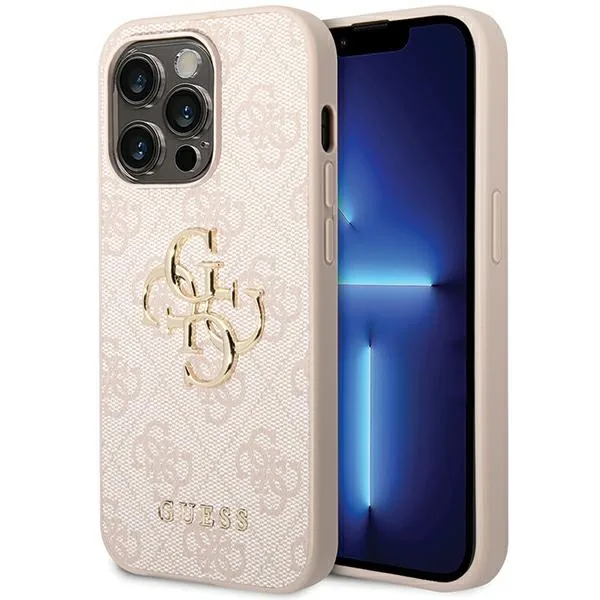 Kryt Guess GUHCP15X4GMGPI Apple iPhone 15 Pro Max hardcase 4G Big Metal Logo pink