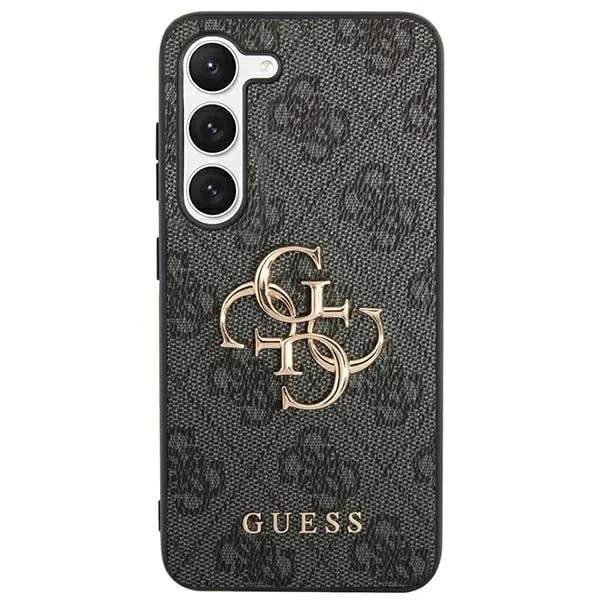 Kryt Guess GUHCS24L4GMGGR Samsung Galaxy S24 Ultra hardcase 4G Big Metal Logo black