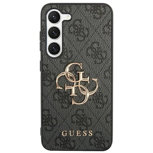 Kryt Guess GUHCS24S4GMGGR Samsung Galaxy S24 hardcase 4G Big Metal Logo black
