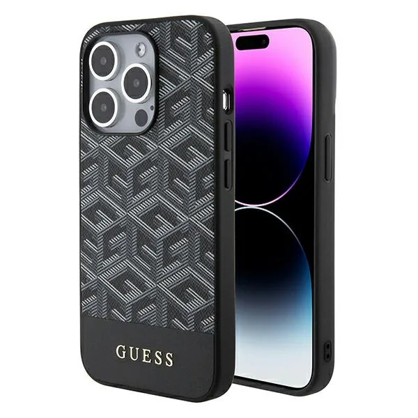 Kryt Guess GUHMP15XHGCFSEK Apple iPhone 15 Pro Max hardcase GCube Stripes MagSafe black