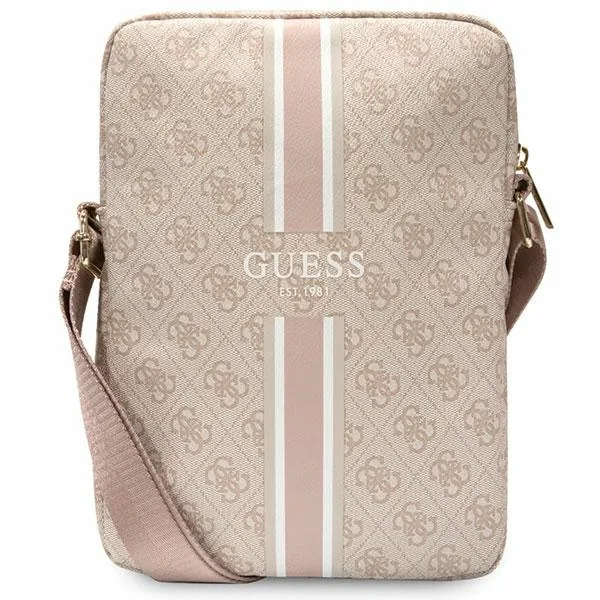 Kryt Guess GUTB10P4RPSP 10 inch pink 4G Stripes Tablet Bag