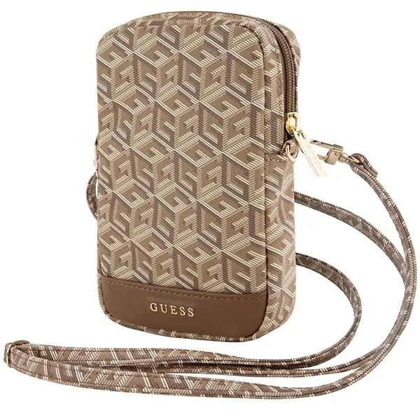 Kryt Guess GUWBZPGCSPGW Zip GCube Bottom Stripe brown