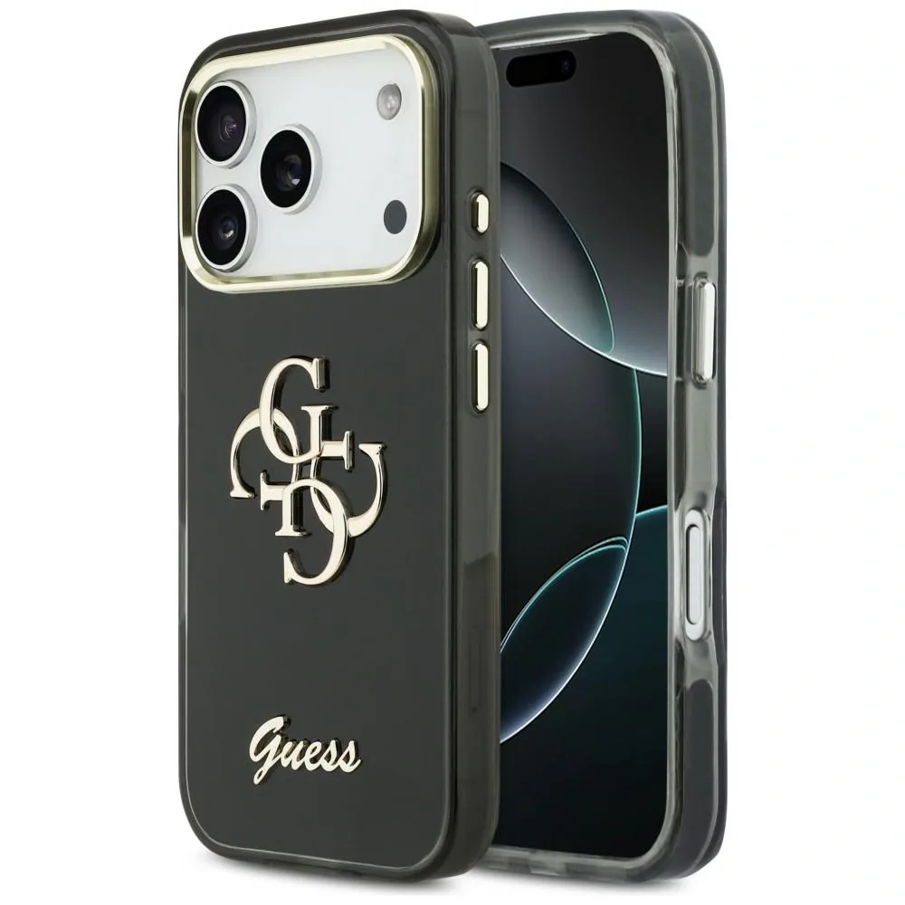 Kryt Guess IML 4G Script Metal Apple iPhone 17 Pro black