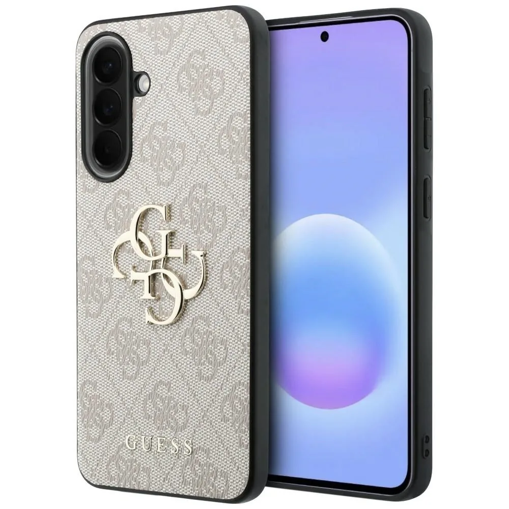 Kryt Guess Leather 4G Metal Logo Samsung Galaxy A57 5G pink