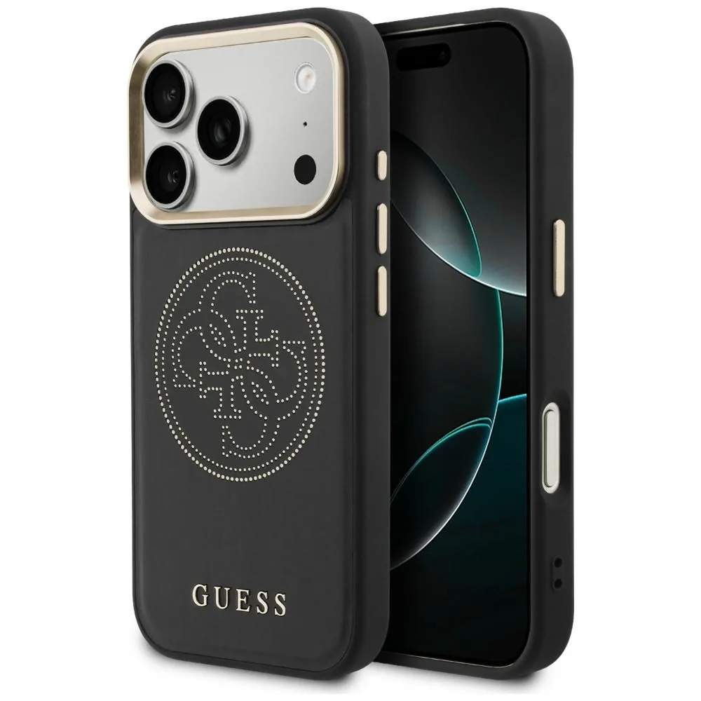 Kryt Guess Perforated 4G MagSafe Apple iPhone 17 Pro black