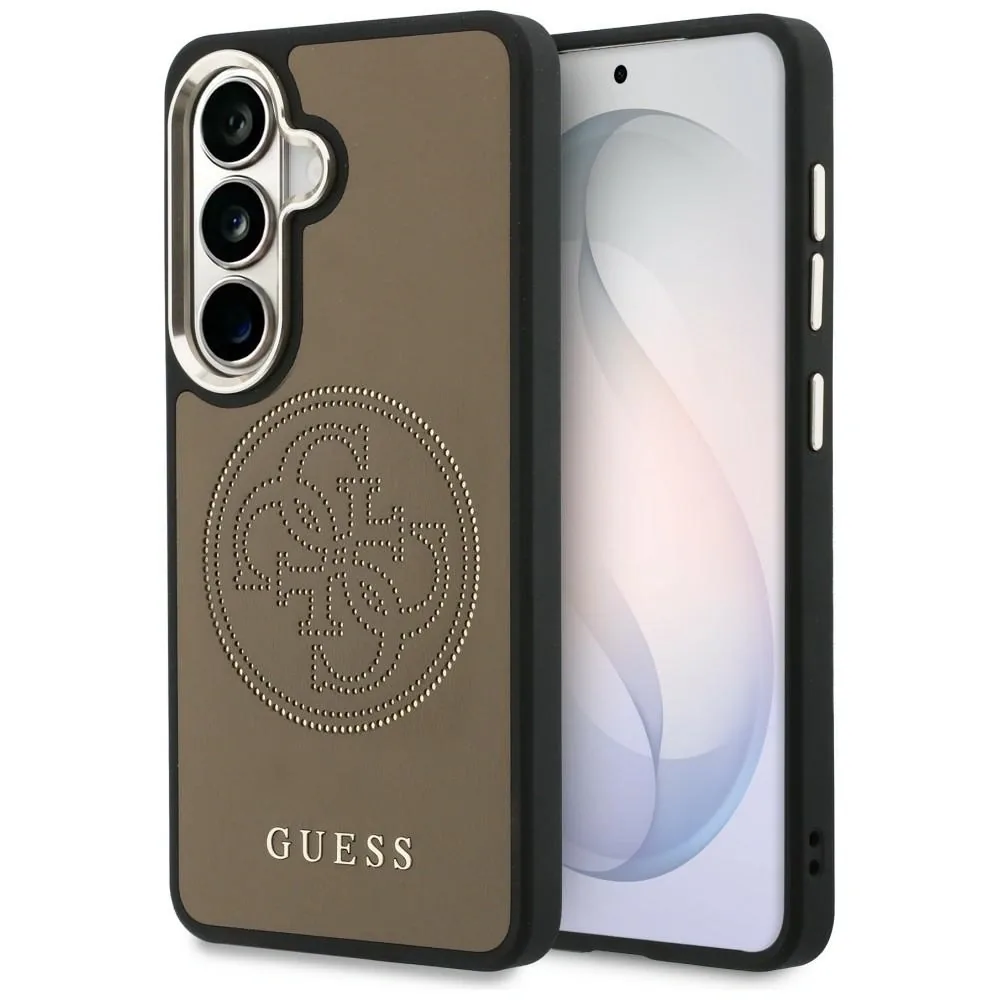 Kryt Guess Perforated Logo MagSafe Samsung Galaxy S26 brown