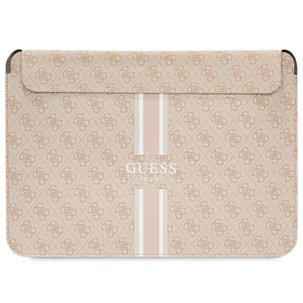Kryt Guess Sleeve GUCS14P4RPSP 14 inch pink 4G Printed Stripes