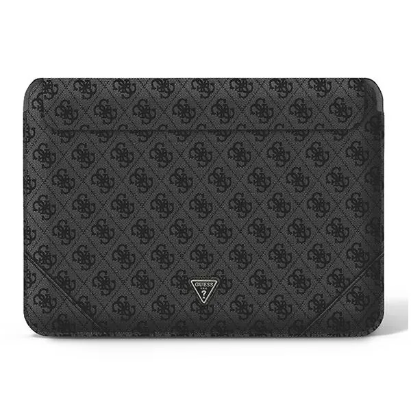 Kryt Guess Sleeve GUCS14P4TK 13/14 inch black 4G Uptown Triangle logo