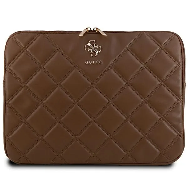 Kryt Guess Sleeve GUCS14ZPSQSSGW 14" Quilted 4G brown