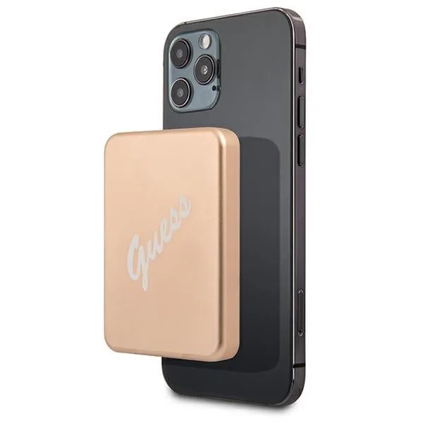 Induction Powerbank Guess GUPBMyScreenVSLG 3000mAh 5W MagSafe gold
