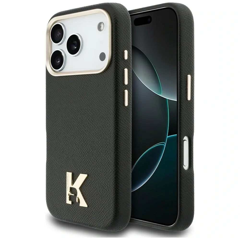 Kryt Karl Lagerfeld Karl Head Logo MagSafe Apple iPhone 17 Pro black
