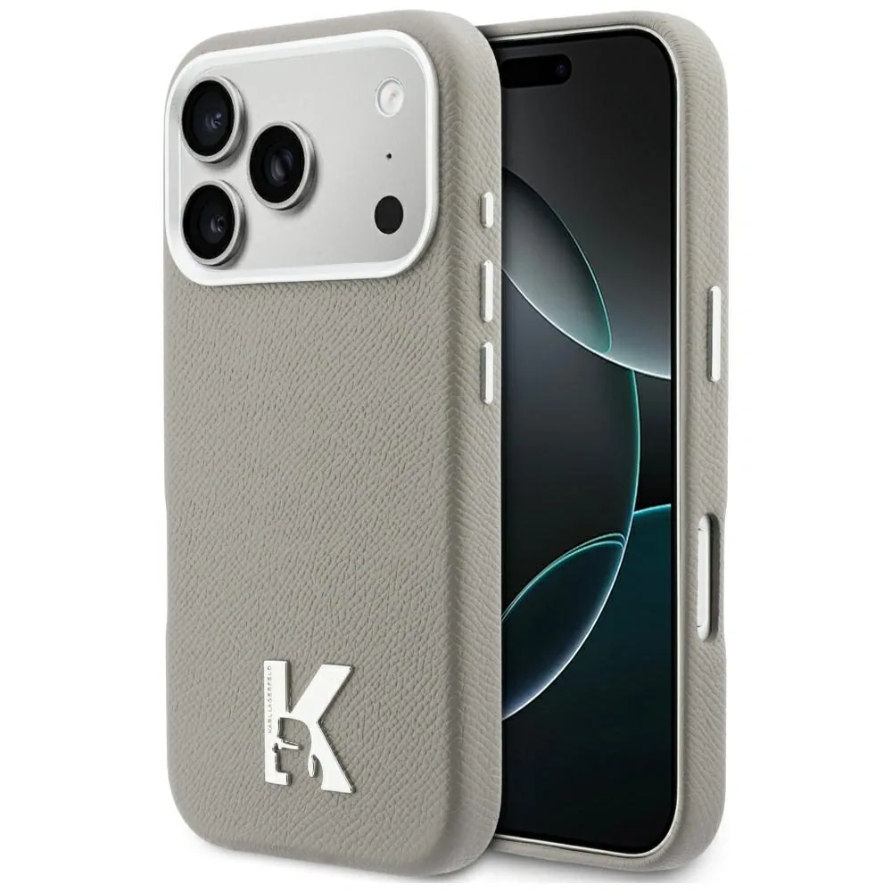 Kryt Karl Lagerfeld Karl Head Logo MagSafe Apple iPhone 17 Pro gray