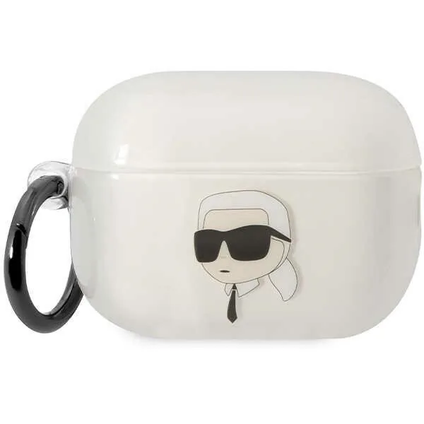 Kryt Karl Lagerfeld KLAP2HNIKTCT Apple AirPods Pro 2 transparent Ikonik Karl Lagerfeld