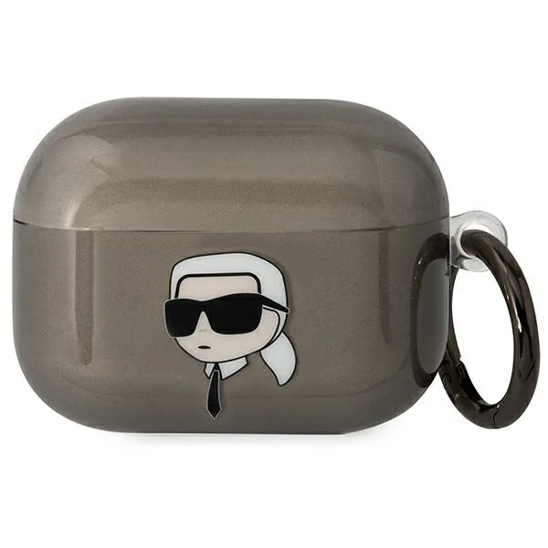 Kryt Karl Lagerfeld KLAPHNIKTCK Apple AirPods Pro black Karl`s Head