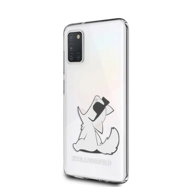 Kryt Karl Lagerfeld KLHCA31CFNRC Samsung Galaxy A31 hardcase transparent Choupette Fun