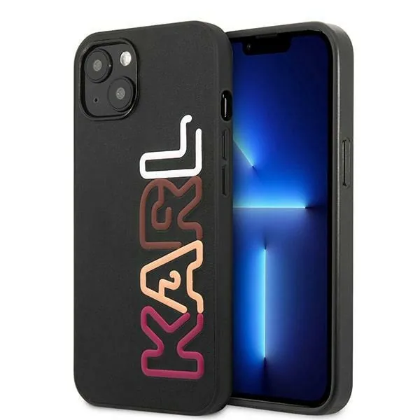 Kryt Karl Lagerfeld KLHCP13SPCOBK Apple iPhone 13 mini black hardcase Multipink Brand