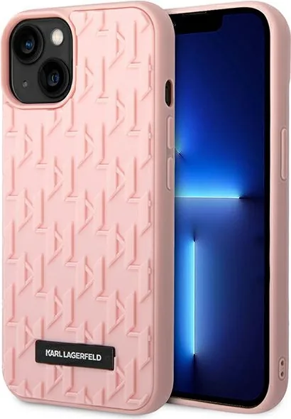 Kryt Karl Lagerfeld KLHCP14MRUPKLPP Apple iPhone 14 Plus / 15 Plus hardcase pink 3D Monogram