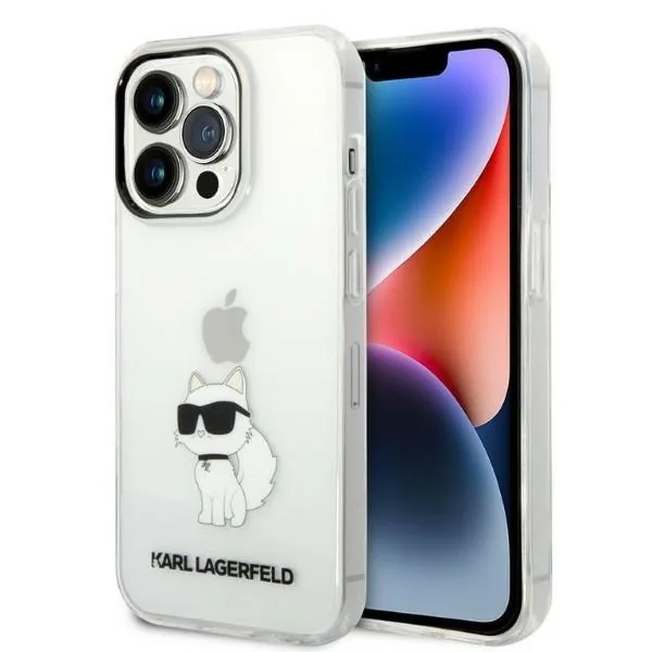 Kryt Karl Lagerfeld KLHCP14XHNCHTCT Apple iPhone 14 Pro Max transparent hardcase IML NFT Choupette