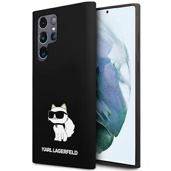 Kryt Karl Lagerfeld KLHCS24LSNCHBCK Samsung Galaxy S24 Ultra hardcase Silicone Choupette black