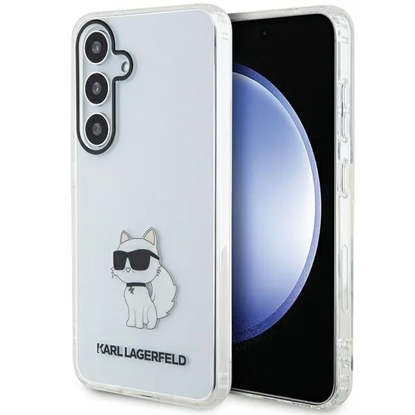 Kryt Karl Lagerfeld KLHCS24SHNCHTCT Samsung Galaxy S24 hardcase IML Choupette transparent