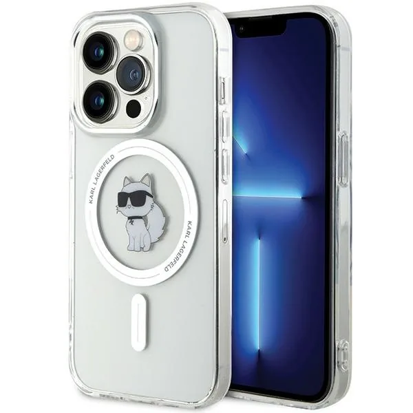 Kryt Karl Lagerfeld KLHMP13XHFCCNOT Apple iPhone 13 Pro Max hardcase IML Choupette MagSafe transparent