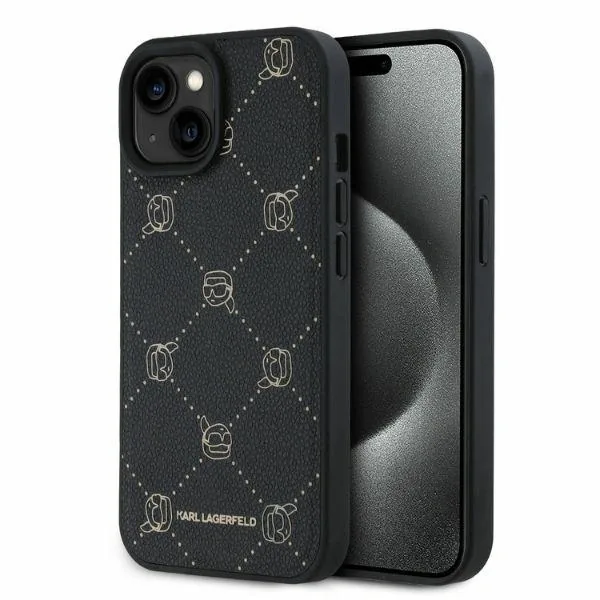 Kryt Karl Lagerfeld KLHMP15SPGKHPHK Apple iPhone 15 MagSafe Karl Head black