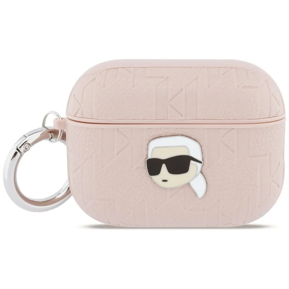 Kryt Karl Lagerfeld Monogram Karl Head Apple AirPods Pro 3 pink