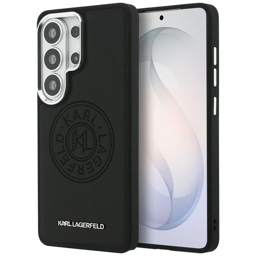 Kryt Karl Lagerfeld Perforated KL MagSafe Samsung Galaxy S26 Ultra black