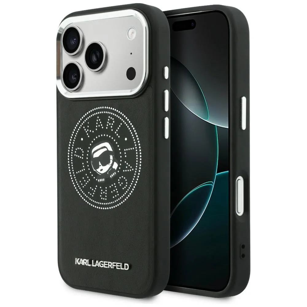 Kryt Karl Lagerfeld Point & Karl Sketch MagSafe Apple iPhone 17 Pro black