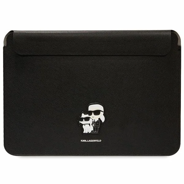 Kryt Karl Lagerfeld Sleeve KLCS14SAKCPMK 14 inch black Saffiano Karl&Choupette