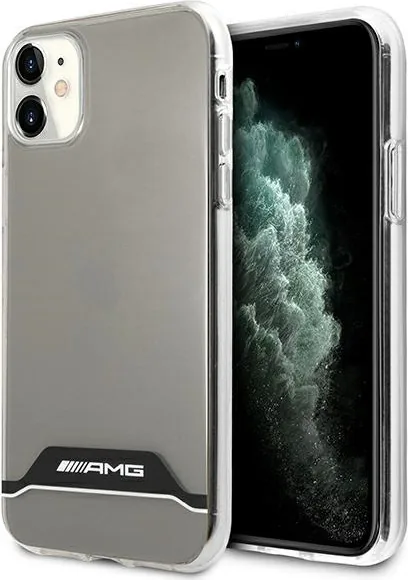 Kryt Mercedes AMG AMHCN61TCBW Apple iPhone 11 transparent hardcase Electroplate Black&White