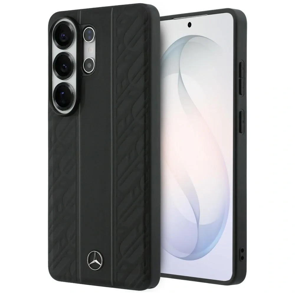 Kryt Mercedes Laurel Leaves Vertical Stripes MagSafe Samsung Galaxy S26 Ultra black