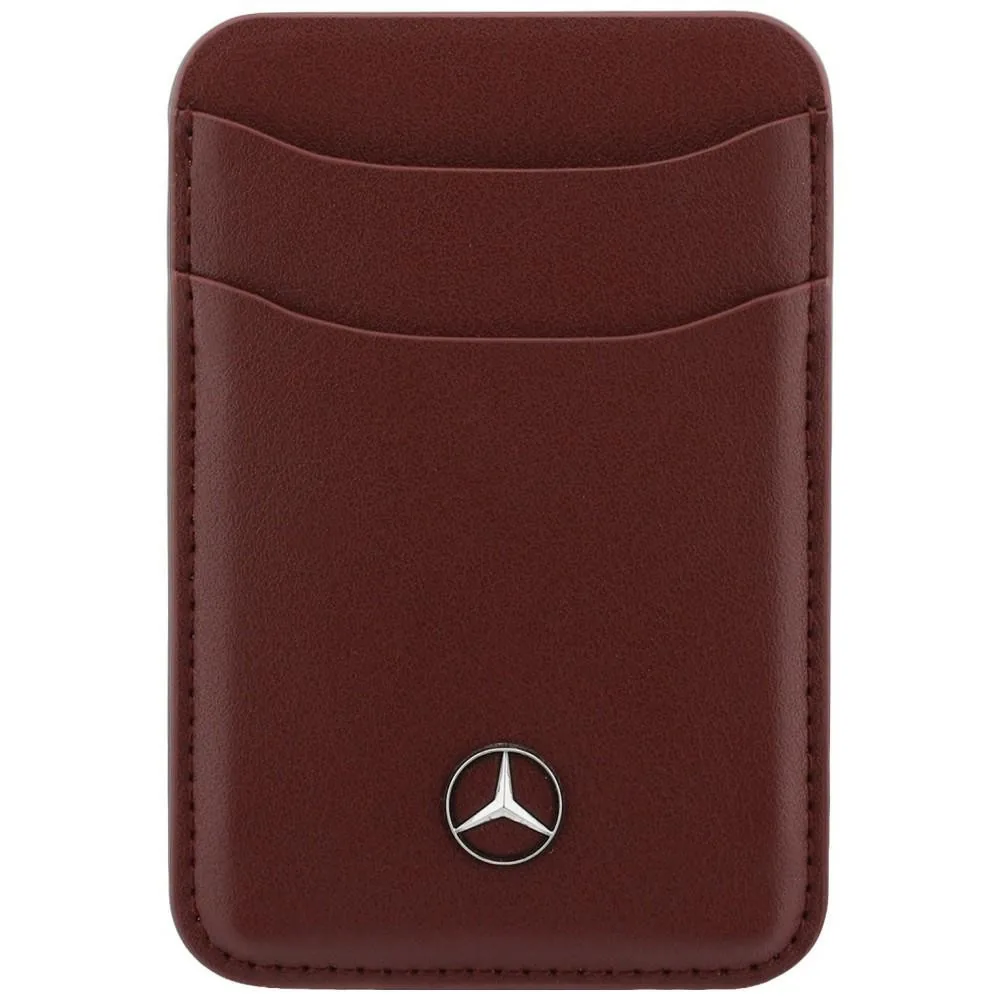Knížkové pouzdro Mercedes Leather Magnetic Wallet red
