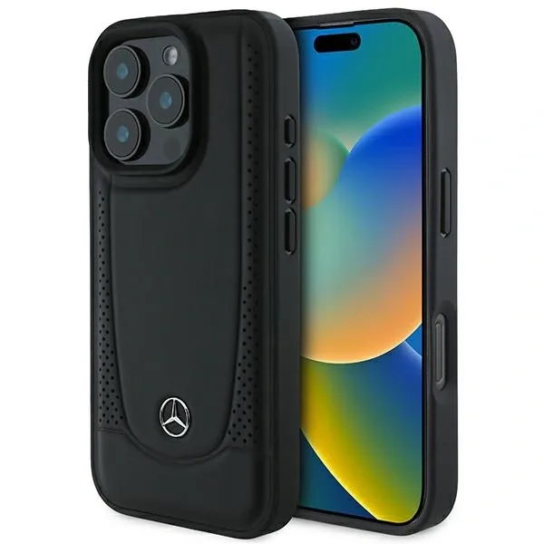 Kryt Mercedes MEHCP16XARMBK Apple iPhone 16 Pro Max hardcase Leather Urban barva černá