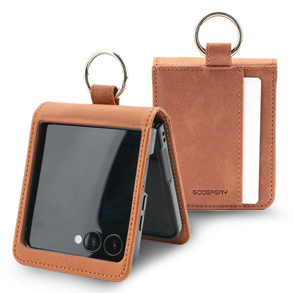 Kryt Mercury Basic Diary Samsung Galaxy Z Flip7 light brown