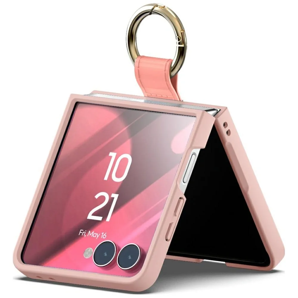 Kryt Mercury Gold Ring Samsung Galaxy Z Flip7 pink