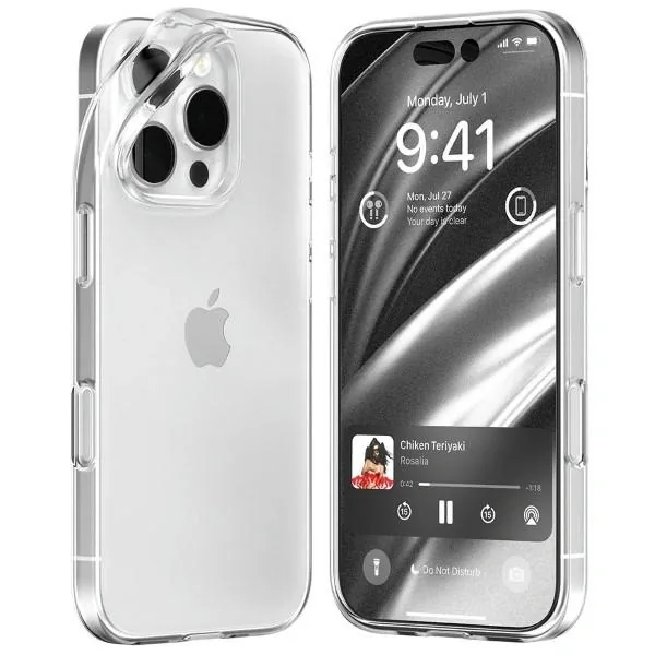 Kryt Mercury Jelly Clear Case Apple iPhone 16 Pro clear