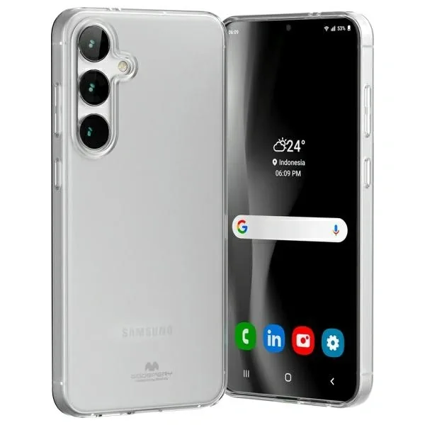 Kryt Mercury Jelly Clear Case Samsung Galaxy S24 FE clear