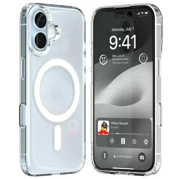 Kryt Mercury MagSafe Jelhard Case Apple iPhone 16 clear