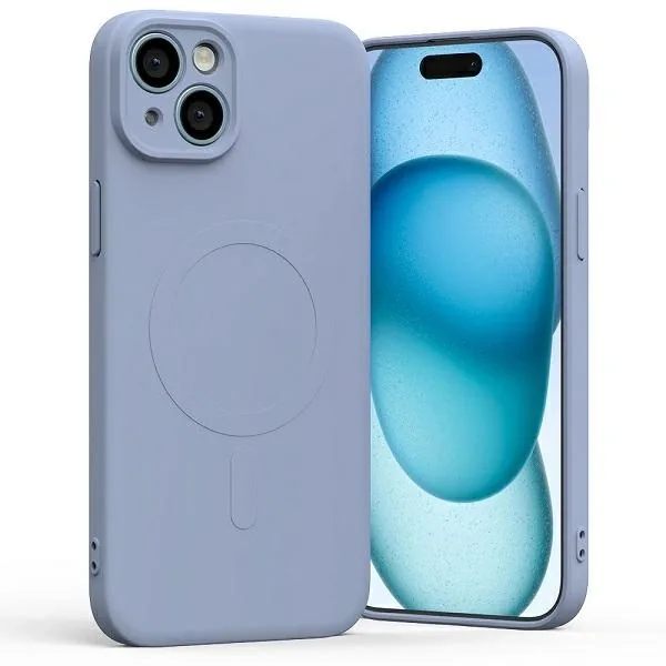 Kryt Mercury MagSafe Semi-Silicone Case Apple iPhone 15 Plus lavender