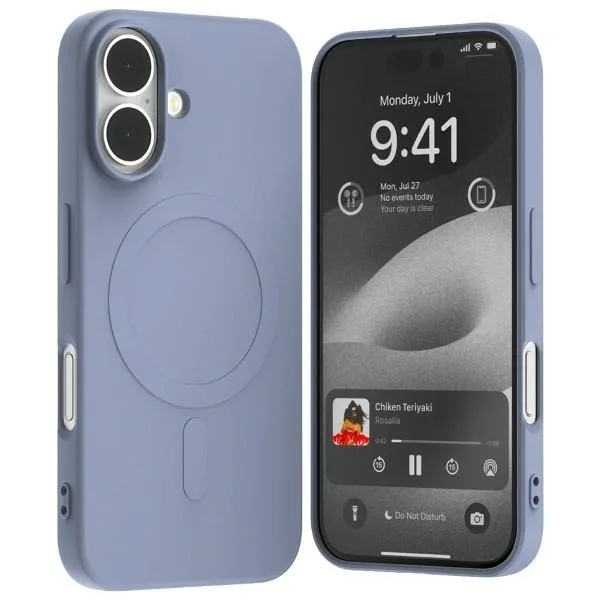 Kryt Mercury MagSafe Semi-Silicone Case Apple iPhone 16 lavender