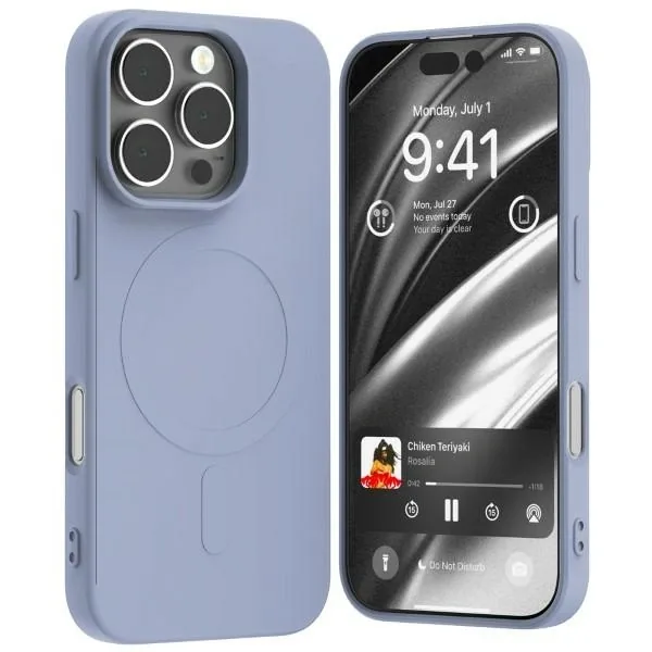 Kryt Mercury MagSafe Semi-Silicone Case Apple iPhone 16 Pro lavender