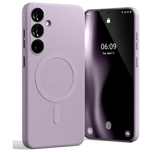 Kryt Mercury MagSafe Semi-Silicone Case Samsung Galaxy S24 FE lilac purple
