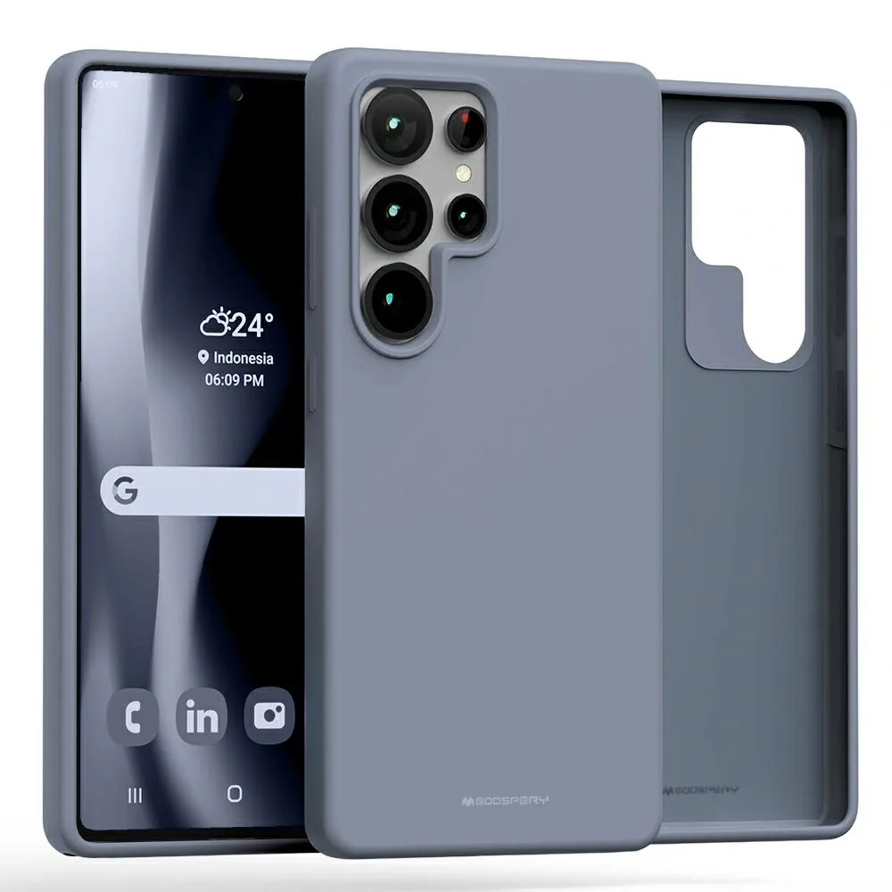 Kryt Mercury Pure MagSafe Silicone Samsung Galaxy S25 Ultra lavender