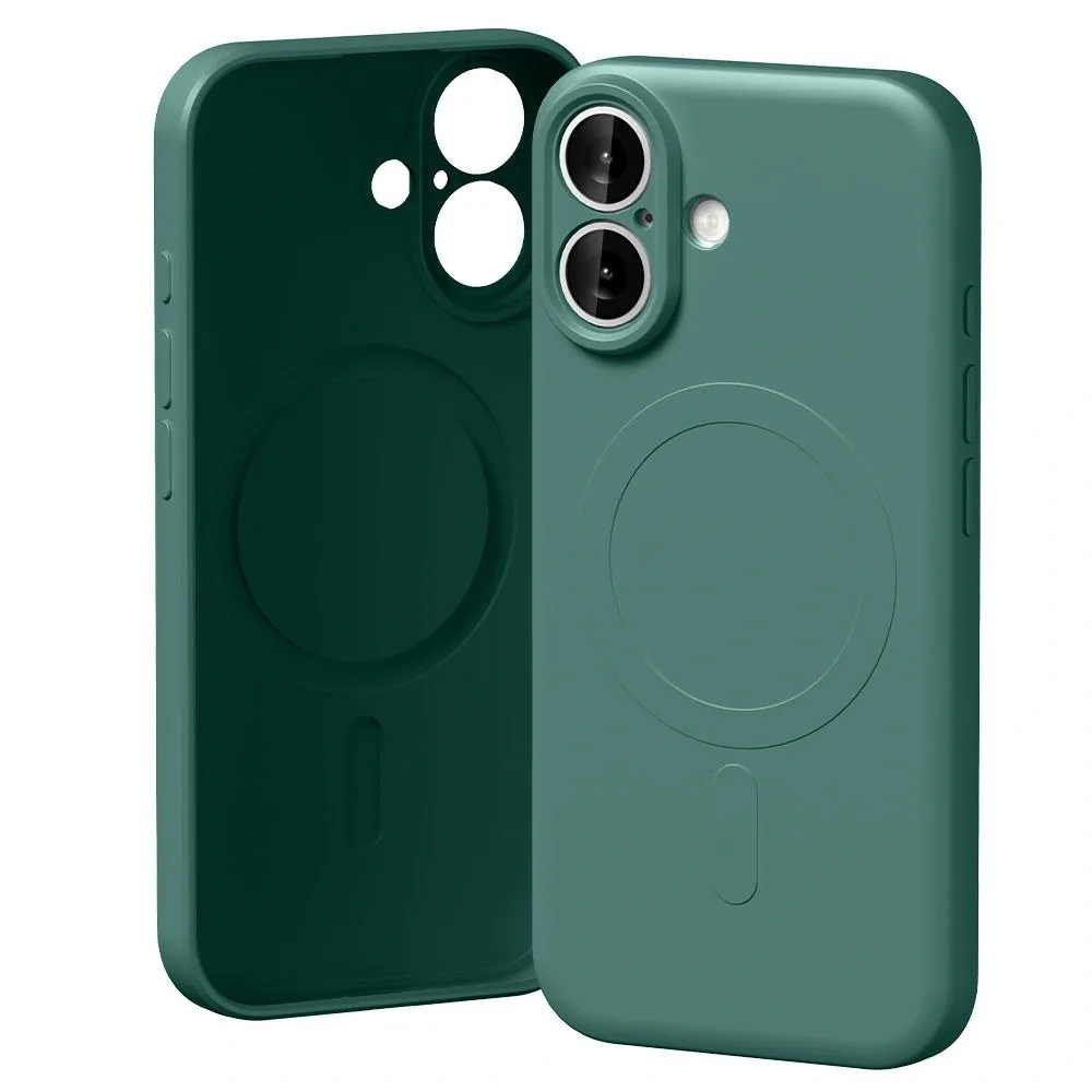 Kryt Mercury Semi-Silicone MagSafe Apple iPhone 17 green