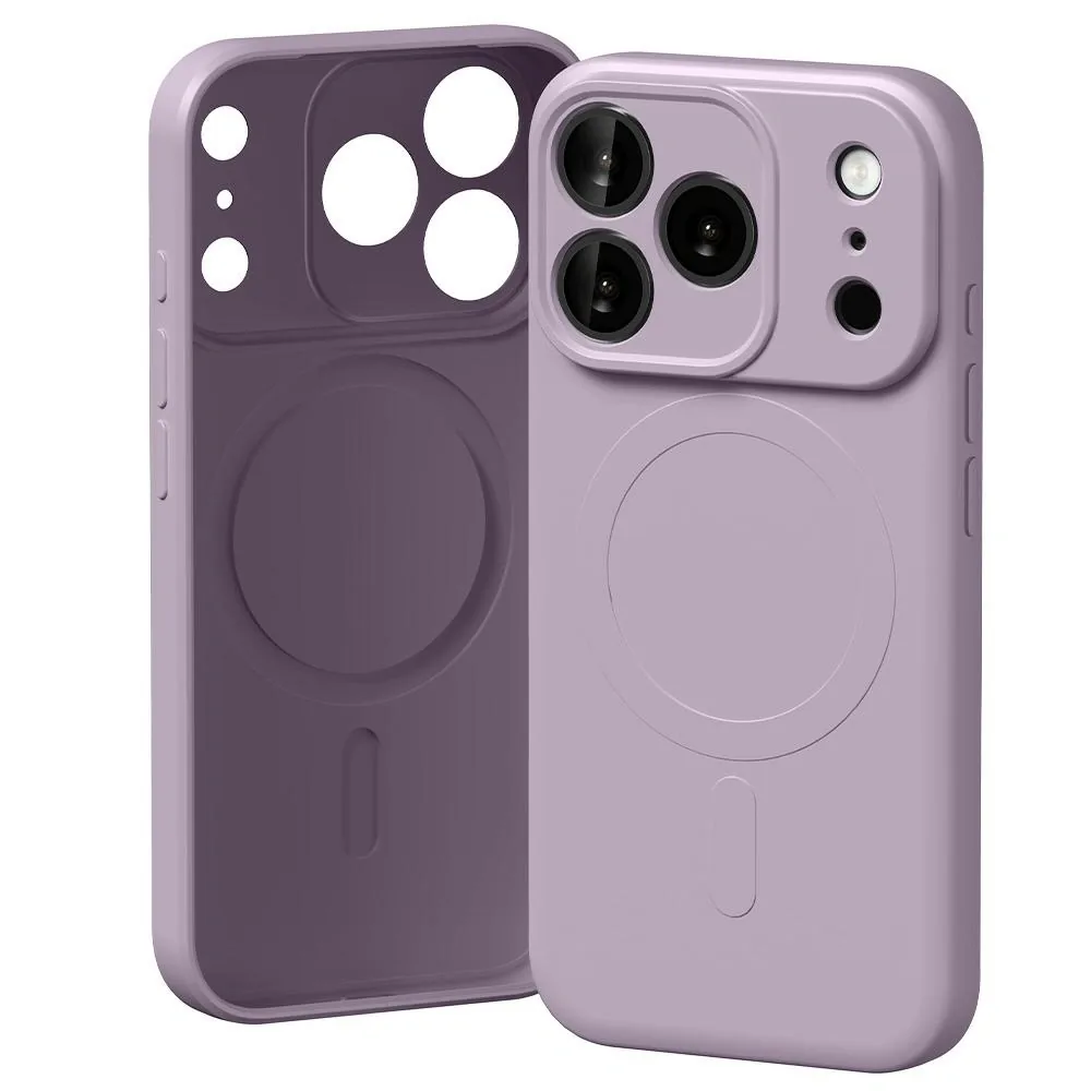 Kryt Mercury Semi-Silicone MagSafe Apple iPhone 17 Pro lavender grey