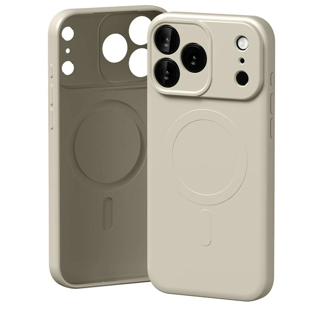 Kryt Mercury Semi-Silicone MagSafe Apple iPhone 17 Pro Max stone