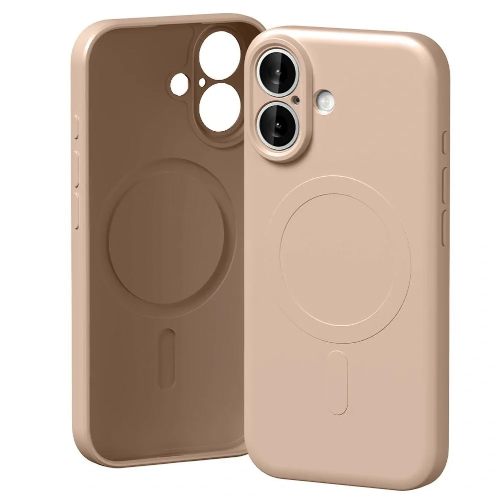 Kryt Mercury Semi-Silicone MagSafe Apple iPhone 17 sand pink