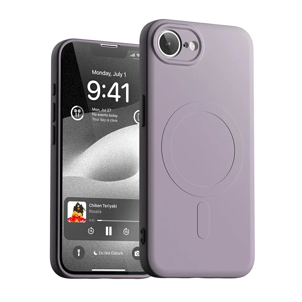 Kryt Mercury Semi-Silicone MagSafe Case Apple iPhone 17e / 16e lavender