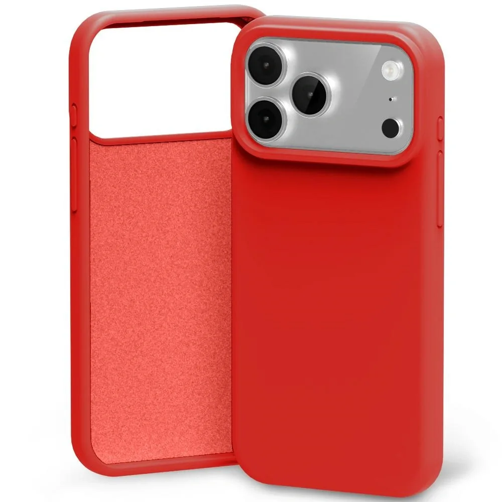 Kryt Mercury Silicone Apple iPhone 17 Pro Max red